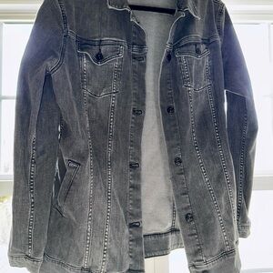 LuLaRoe Women’s Denim Jacket – Size Large – Gray Washed Jean Jacket
